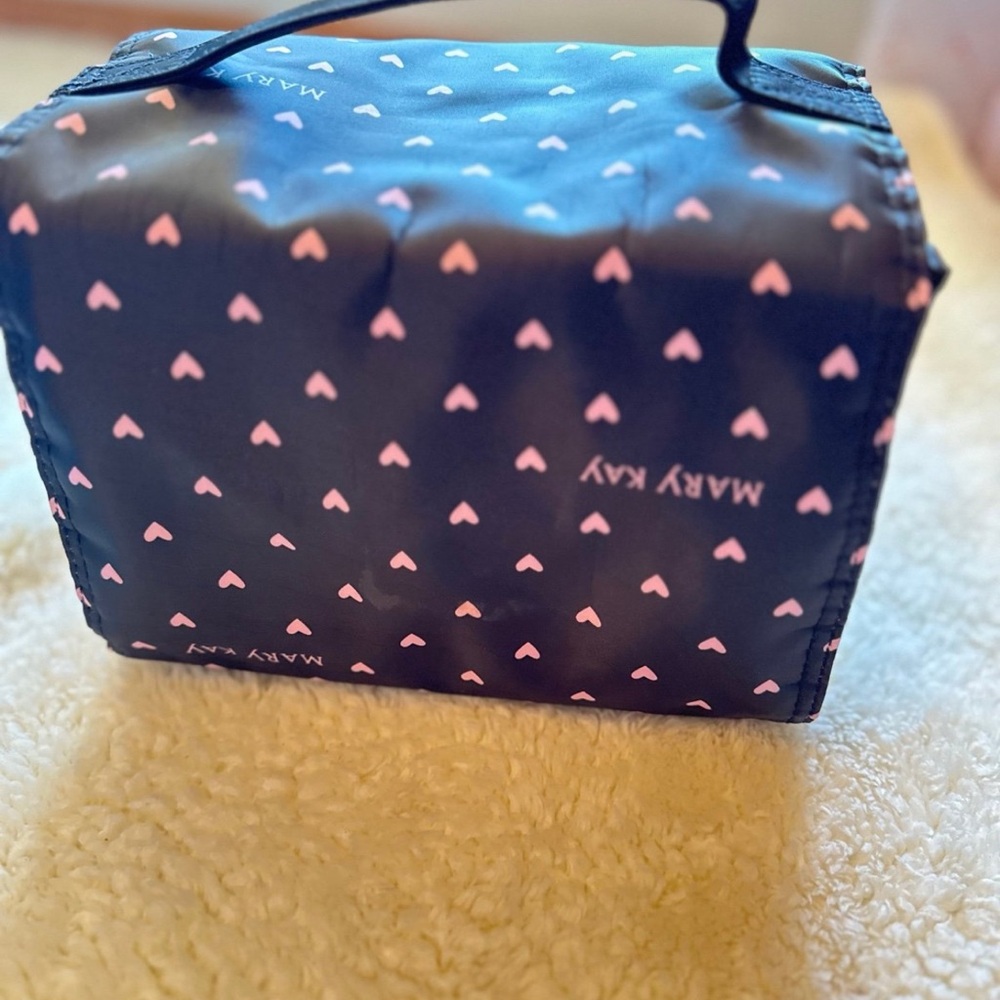 Mary Kay Black Bag with Pink Hearts